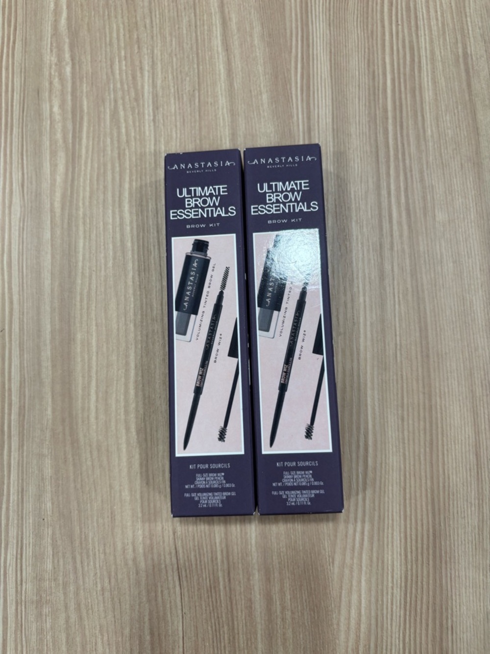 ABH  Ultimate Brow Essentials Kit - Brow wiz pencil and brow gel x 2. NWT $27